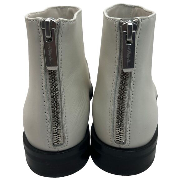 3.1 Phillip Lim Alexa Loafer Booties in White/Bone Size 38 - Picture 5 of 12